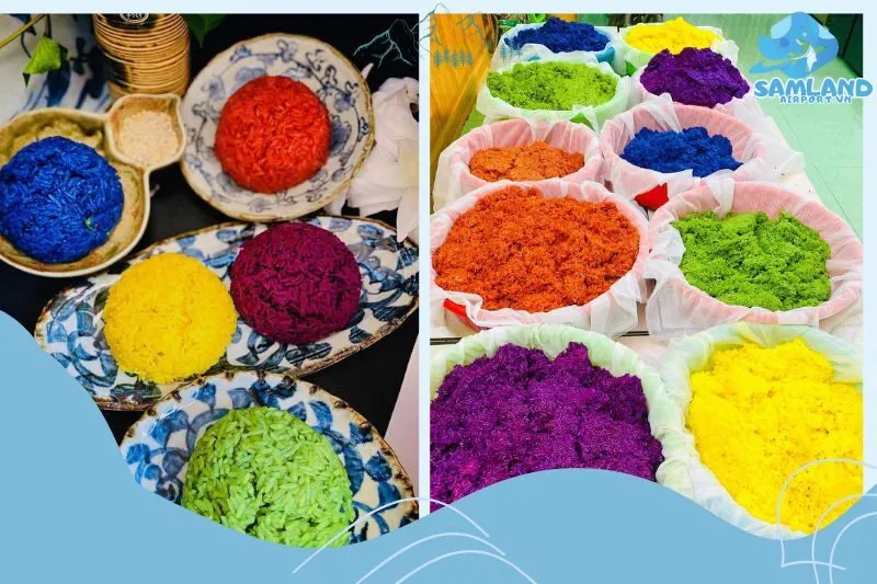 Khám phá xôi ngũ sắc Lào Cai